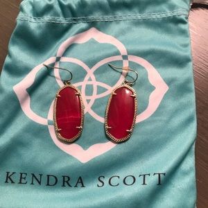 Fuchsia Kendra Scott earrings